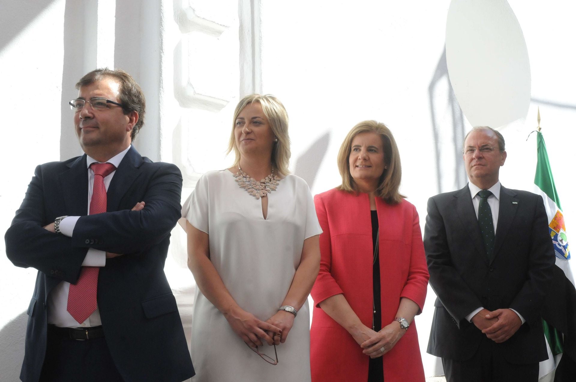 Acto de juramento y ambiemte en la toma de posesion como presidente de Guillermo Fernández Vara en 2015.