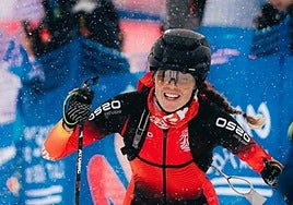 Ana Alonso, durante una prueba.