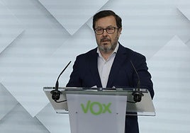 El portavoz de Vox, José Antonio Fúster.