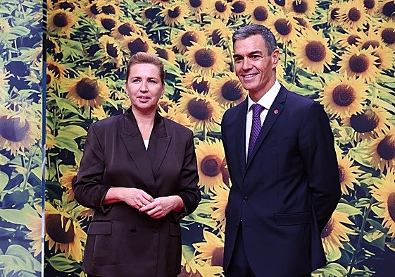 El presidente del Gobierno, la semana pasada, en Copenhague, junto a la primera ministra danesa Mette Frederiksen