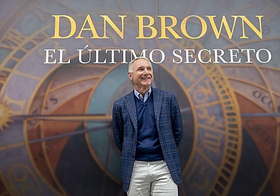 Dan Brown, en la presentación de 'El último secreto', en Madrid
