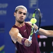 Carlos Alcaraz, durante un partido.
