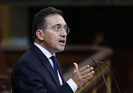 El ministro de Asuntos Exteriores, José Manuel Albares, comparece en el Congreso.