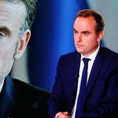 Sébastien Lecornu en el plató de France 2.