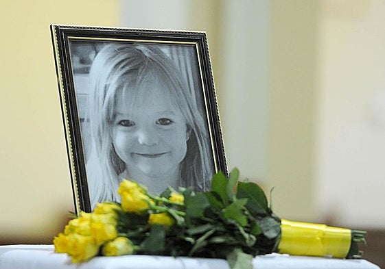 Un altar en recuerdo de Madeleine McCann.
