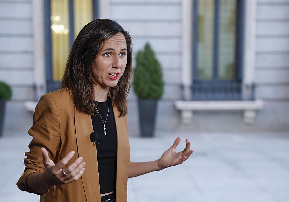 La líder de Podemos, Ione Belarra.