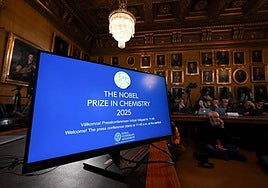 Kitagawa, Robson y Yaghi, premio Nobel de Química 2025