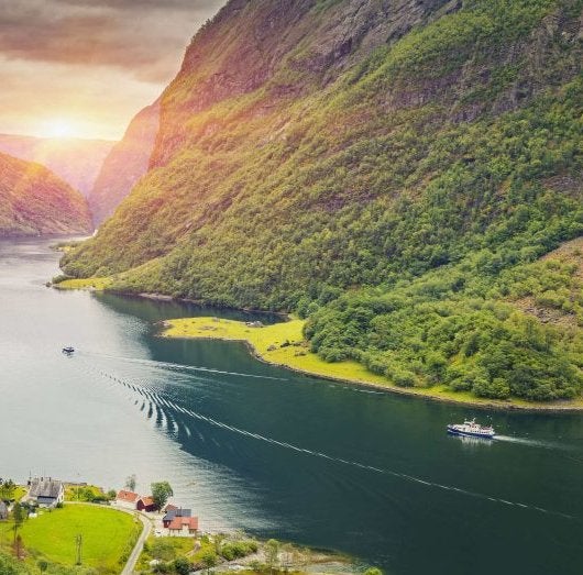 El fiordo más pequeño de Noruega es también el más espectacular: un paisaje natural precioso que casi nadie conoce