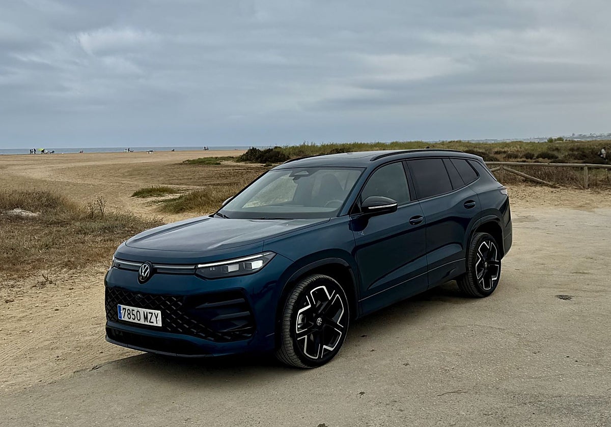 Con el VW Tayton en El Palmar