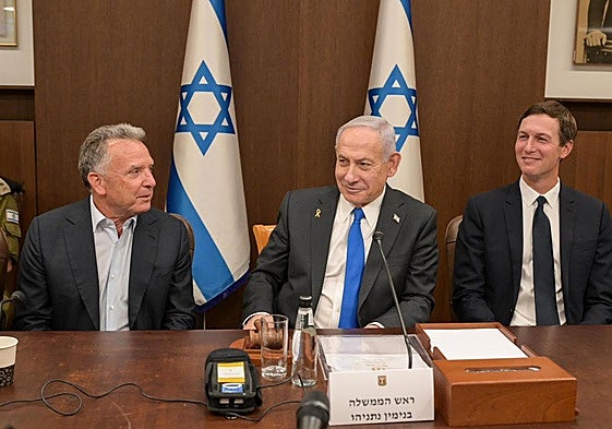 Los enviados de Estados Unidos, Steve Witkoff y Jared Kushner se reunieron con el primer ministro israelí, Benjamín Netanyahu, y visitaron la Franja.