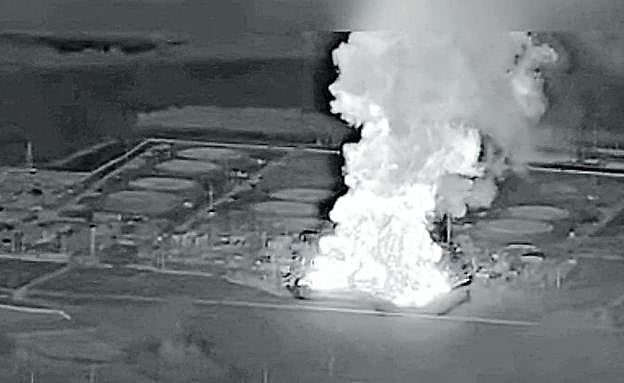 Ataque ucraniano contra infraestructura petrolífera en Bryansk.