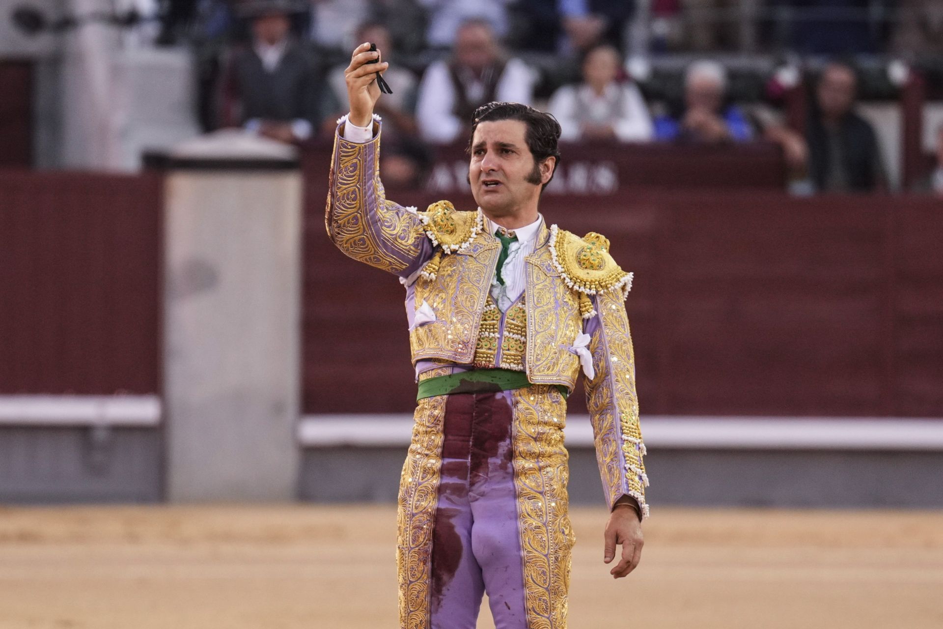 El diestro Morante de la Puebla, en su última corrida en la plaza de Las Ventas.