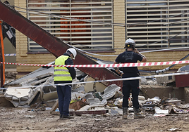 Bomberos en una intervención.