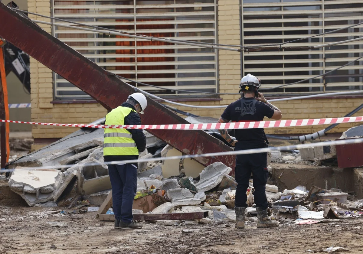 Bomberos en una intervención.