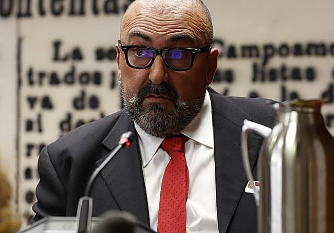 Koldo García, en el Senado.