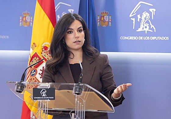 La portavoz de Vox en el Congreso, Pepa Millán.