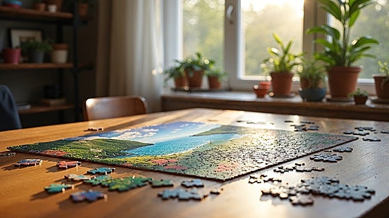 Estos puzzles de 1000 o más piezas desafiarán tu mente y te servirán para decorar tus paredes