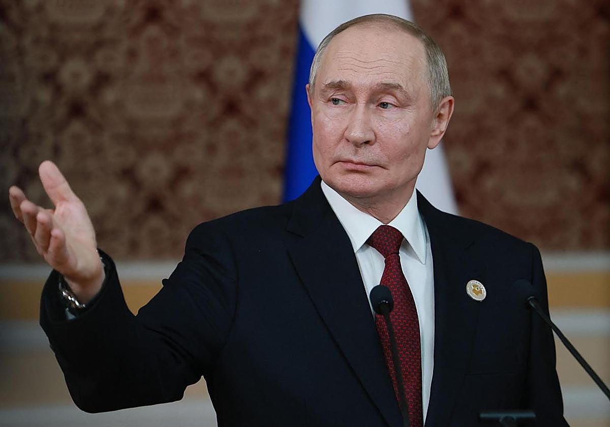 El presidente ruso, Vladímir Putin, en una comparecencia en Moscú.