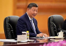 El presidente chino, Xi Jinping, en una comparecencia en Pekín.
