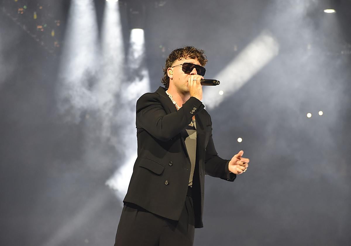 Quevedo, durante un concierto en el Martín Carpena.