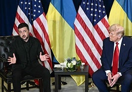 Volodímir Zelenski y Donald Trump, el pasado 23 de septiembre en Nueva York.