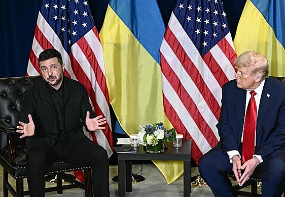 Volodímir Zelenski y Donald Trump, el pasado 23 de septiembre en Nueva York.