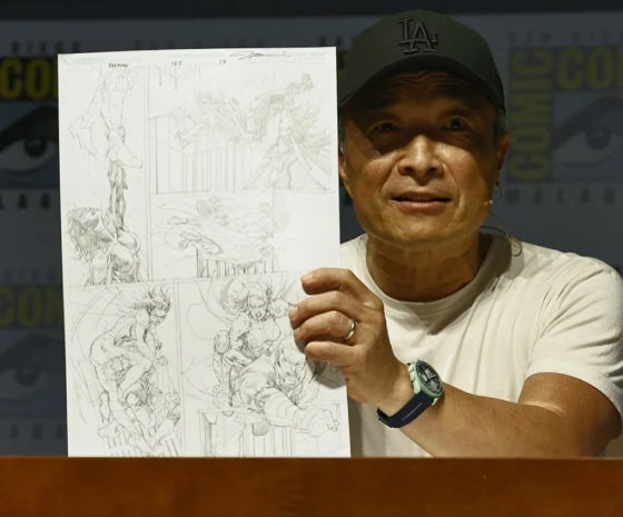 El dibujante de cómic Jim Lee, en Málaga.