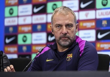 Flick, sobre la polémica con Deco y Lamine: «Es una mierda, es un rumor basura»