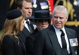 El príncipe Andrés, en un acto oficial en Londres.