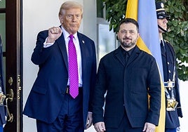 Trump y Zelenski, durante su encuentro en la Casa Blanca.