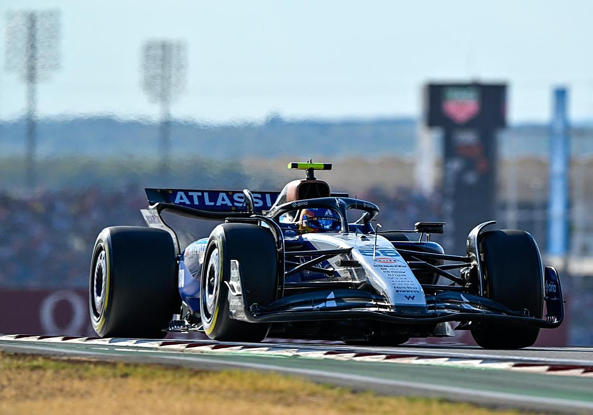 Carlos Sainz, durante el sprint del GP de EEUU.