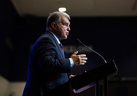 Joan Laporta, presidente del Barcelona.