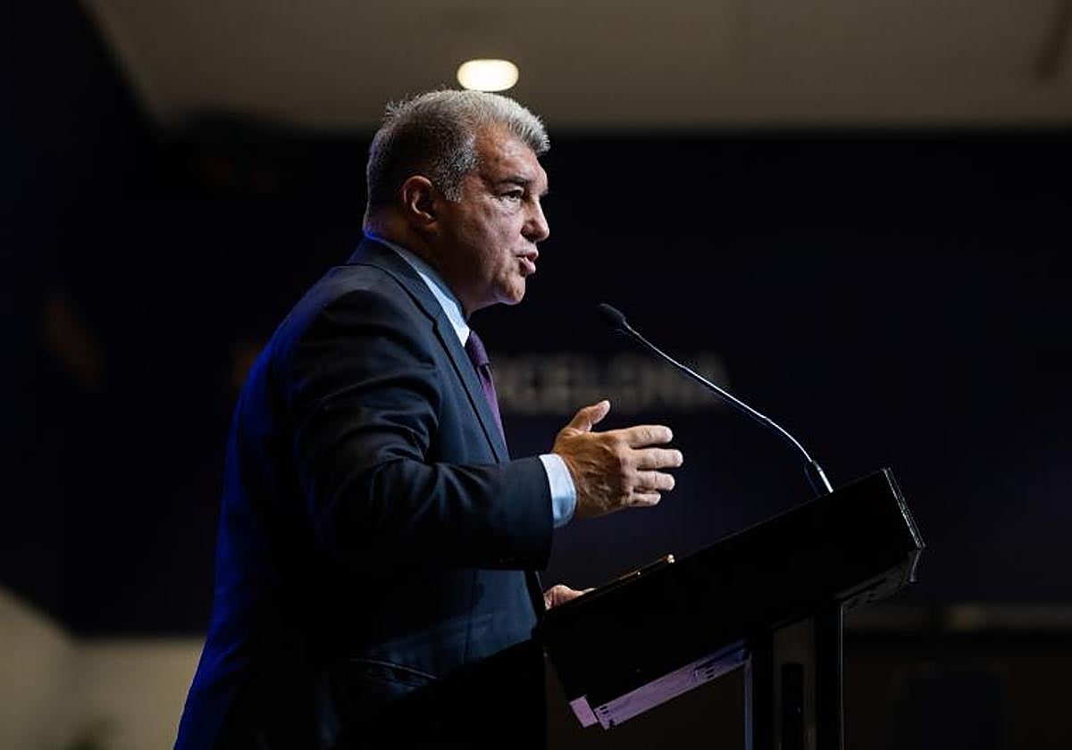 Joan Laporta, presidente del Barcelona.