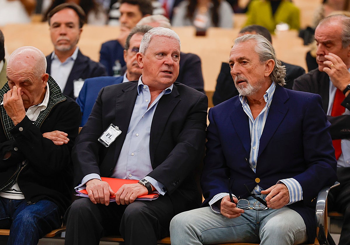Pablo Creso y Francisco Correa en la sesión del juicio de Gürtel de este lunes