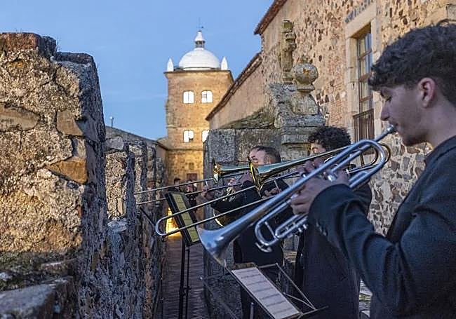 Imagen de la III edición de Atrium Musicae perteneciente a un concierto sobre el Arco de la Estrella.
