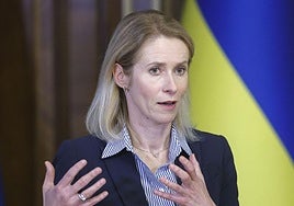 La jefa de la diplomacia europea, Kaja Kallas.
