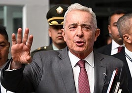 El expresidente colombiano Álvaro Uribe, en una imagen de archivo.