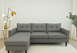 Bueno, bonito y barato: así es este sofá chaiselongue de tres plazas