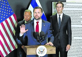 JD Vance, Jared Kushner y Steve Witkoff tratan estos días de apuntalar el alto el fuego en Israel.