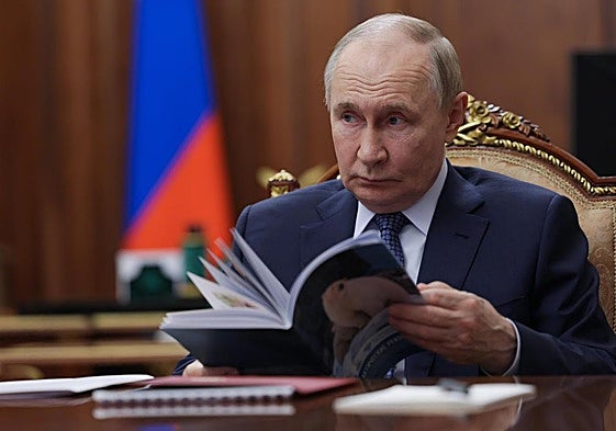 El presidente ruso, Vladímir Putin, este martes en Moscú.