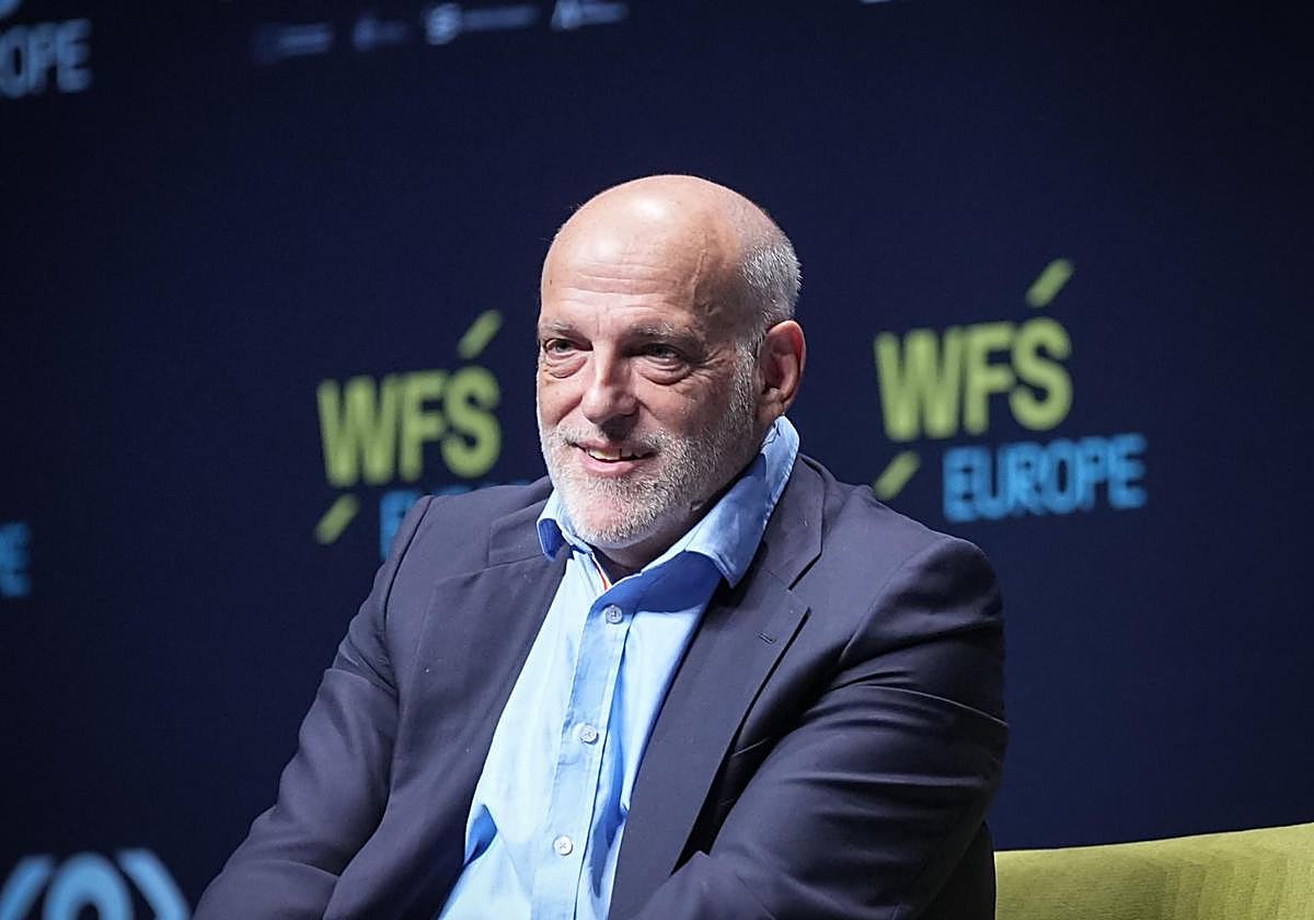 Javier Tebas, President of LaLiga, at an event