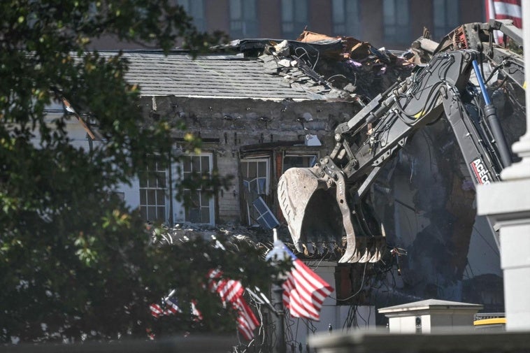 La Casa Blanca se queda sin su histórica ala este