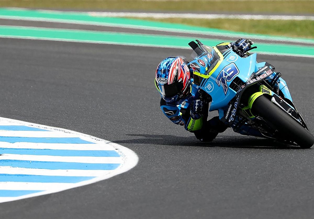 Álex Márquez, durante el circuito de Phillip Island.