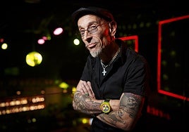 El músico bilbaino, fotografiado esta semana en el teatro Luchana de Madrid