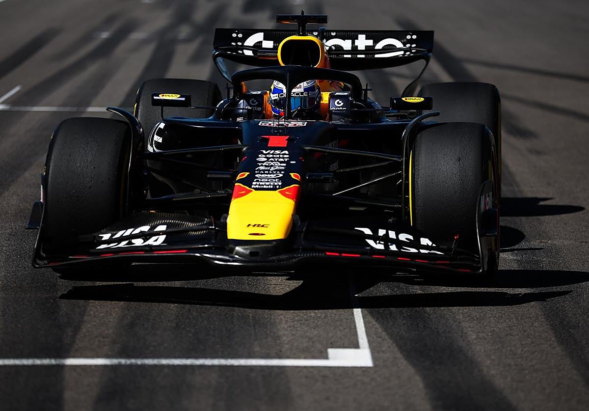 Max Verstappen during the US Grand Prix.