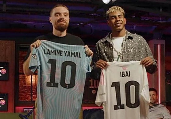 Lamine Yamal con Ibai Llanos.