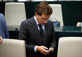 El alcalde de Madrid, José Luis Martínez Almeida.