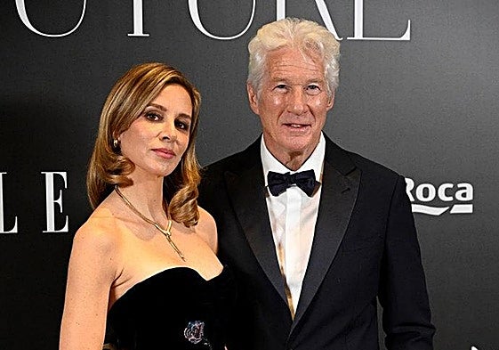 Richard Gere y su mujer, Alejandra Silva