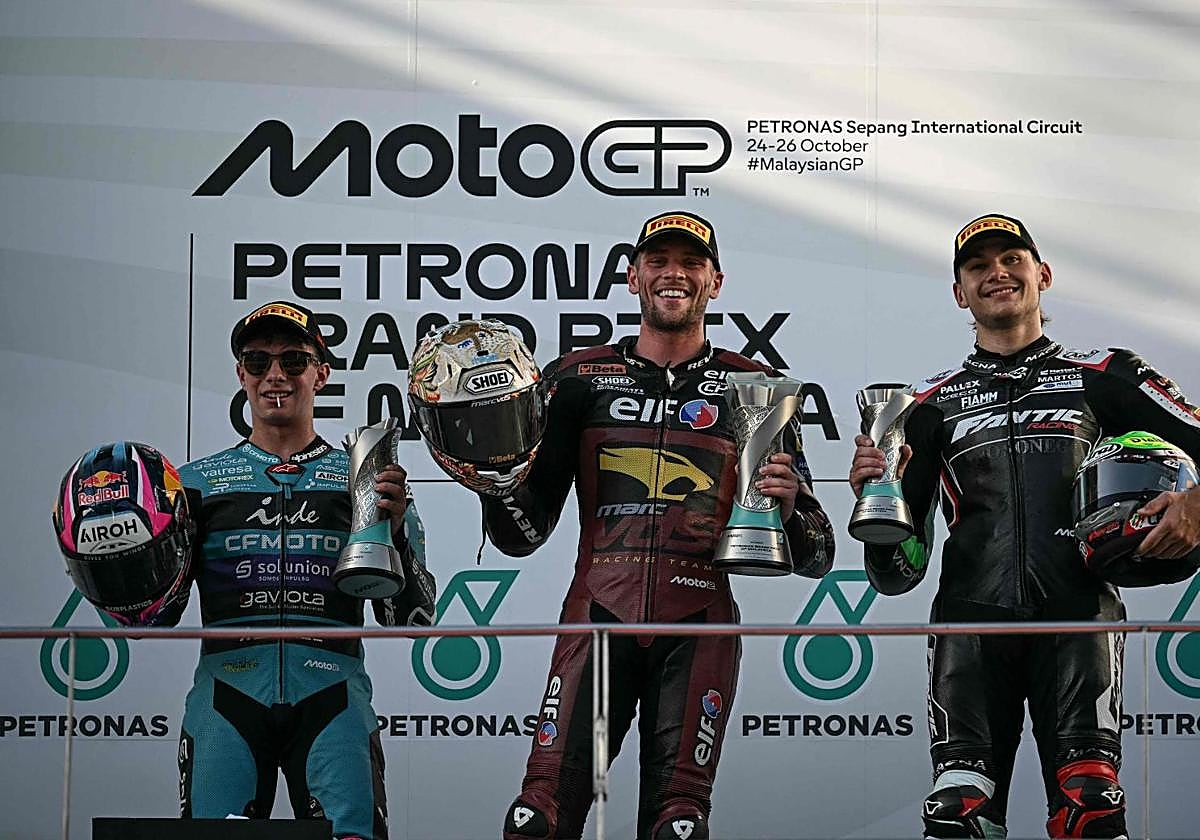 Manu González Falls as Moto2 Takes a Turn