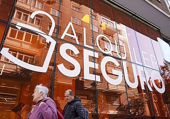 Una oficina de Alquiler Seguro en Madrid.